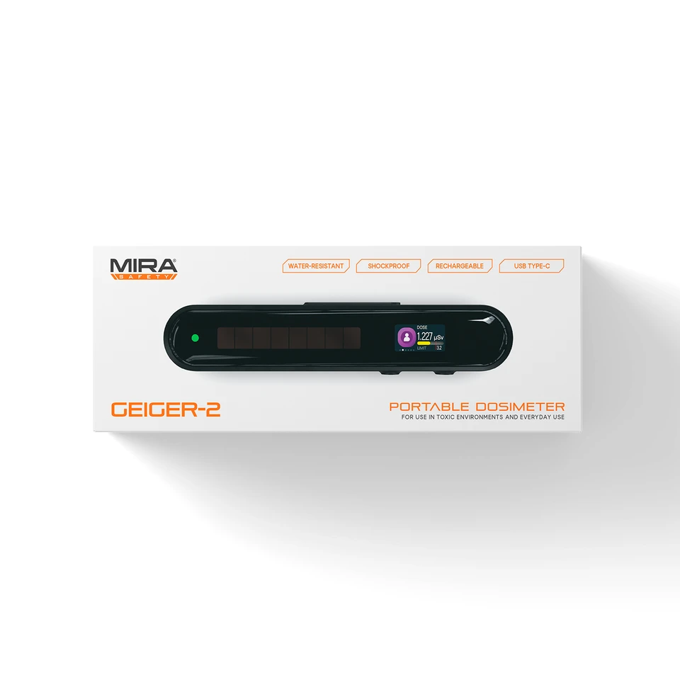 Mira Safety Geiger-2 | Rechargeable Portable Dosimeter 6 Mira Safety Geiger-2 | Rechargeable Portable Dosimeter - Image 4