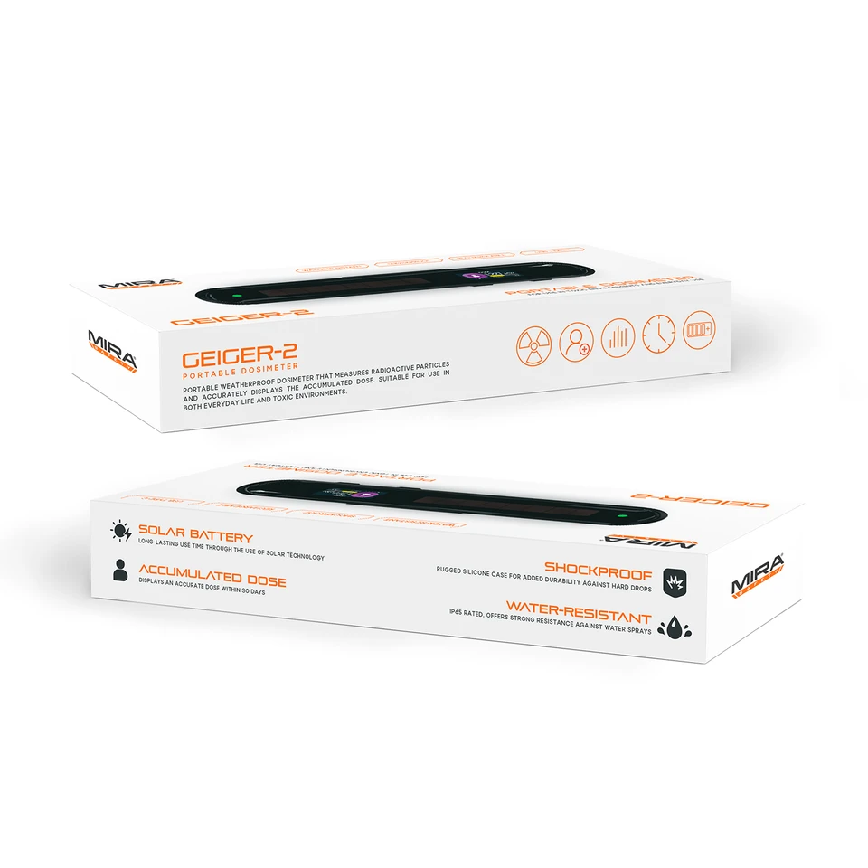 Mira Safety Geiger-2 | Rechargeable Portable Dosimeter 8 Mira Safety Geiger-2 | Rechargeable Portable Dosimeter - Image 6