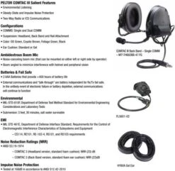 3M Peltor ComTac III Tactical Advanced Combat Headset -Tactical Equipment 3m peltor comtac iii tactical advanced combat headset atomic defense 17