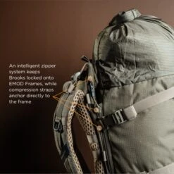 Eberlestock Brooks 7000 | Lightweight W/ EMOD Lid & Hydration Bladder Sleeve | Pre-Order 13 Eberlestock Brooks 7000 | Lightweight W/ EMOD Lid & Hydration Bladder Sleeve | Pre-Order -Tactical Equipment FeaturesoftheBrooks7000strapsandconections