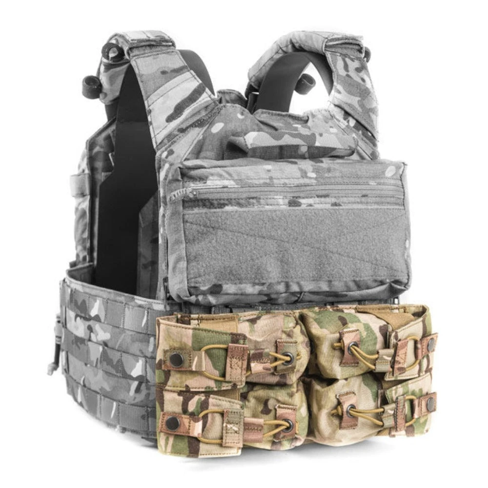 HRT Zip-On Horizontal Quad Flashbang Pouch 3 HRT Zip-On Horizontal Quad Flashbang Pouch