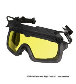 Ops-Core Step-In Visor | Helmet Goggles 27 Ops-Core Step-In Visor | Helmet Goggles -Tactical Equipment Ops CoreStep InVisorBlackHighContrastLensInstalledAtomicDefense