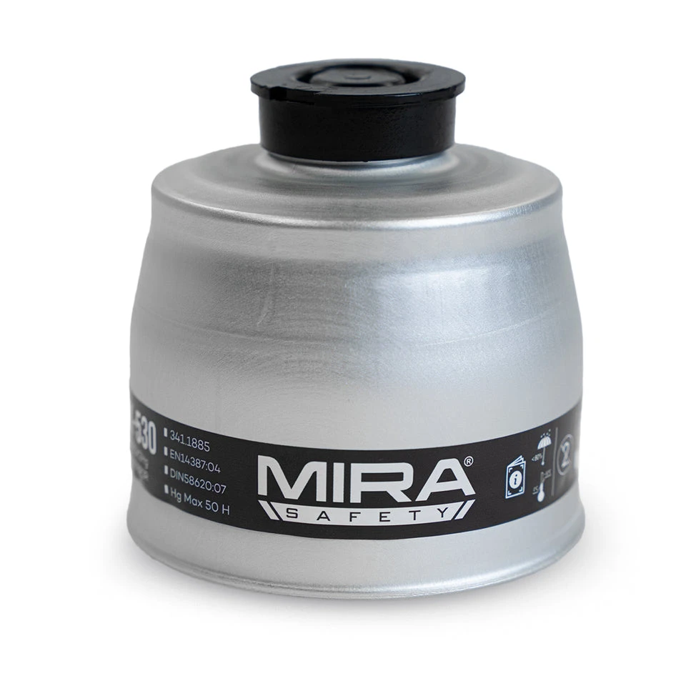 Mira Safety VK-530 Smoke/Carbon Monoxide Filter Cartridges 4 Mira Safety VK-530 Smoke/Carbon Monoxide Filter Cartridges - Image 2