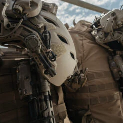 Princeton Tec Switch RGB MPLS | 10 Lumens | 36 Hours -Tactical Equipment close up shot of switch rgb mpls mounted to ops core helmet