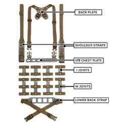 GBRS Group Modular Chest Rig Kit | Made In USA 29 GBRS Group Modular Chest Rig Kit | Made In USA -Tactical Equipment coyote brown gbrs group modular chest rig kit