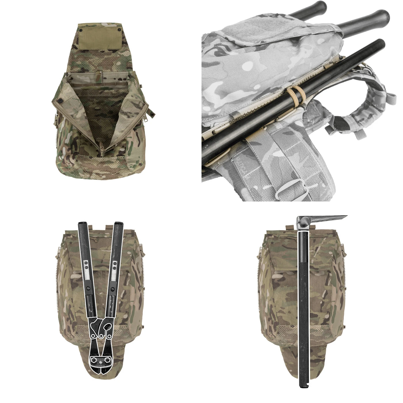 Crye Precision Pack Zip-On Panel Maritime | One Size | Made In USA 4 Crye Precision Pack Zip-On Panel Maritime | One Size | Made In USA - Image 2