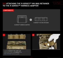 Crye Precision R-Series M4 Mag Retainer 16 Crye Precision R-Series M4 Mag Retainer -Tactical Equipment crye precision r series m4 mag retainer installation instructions 1