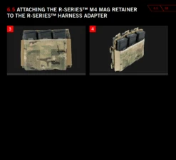 Crye Precision R-Series M4 Mag Retainer 17 Crye Precision R-Series M4 Mag Retainer -Tactical Equipment crye precision r series m4 mag retainer installation instructions 2