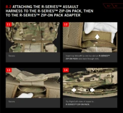 Crye Precision R-Series Zip-On Pack -Tactical Equipment crye precision r series zip on pack installation instructions 4