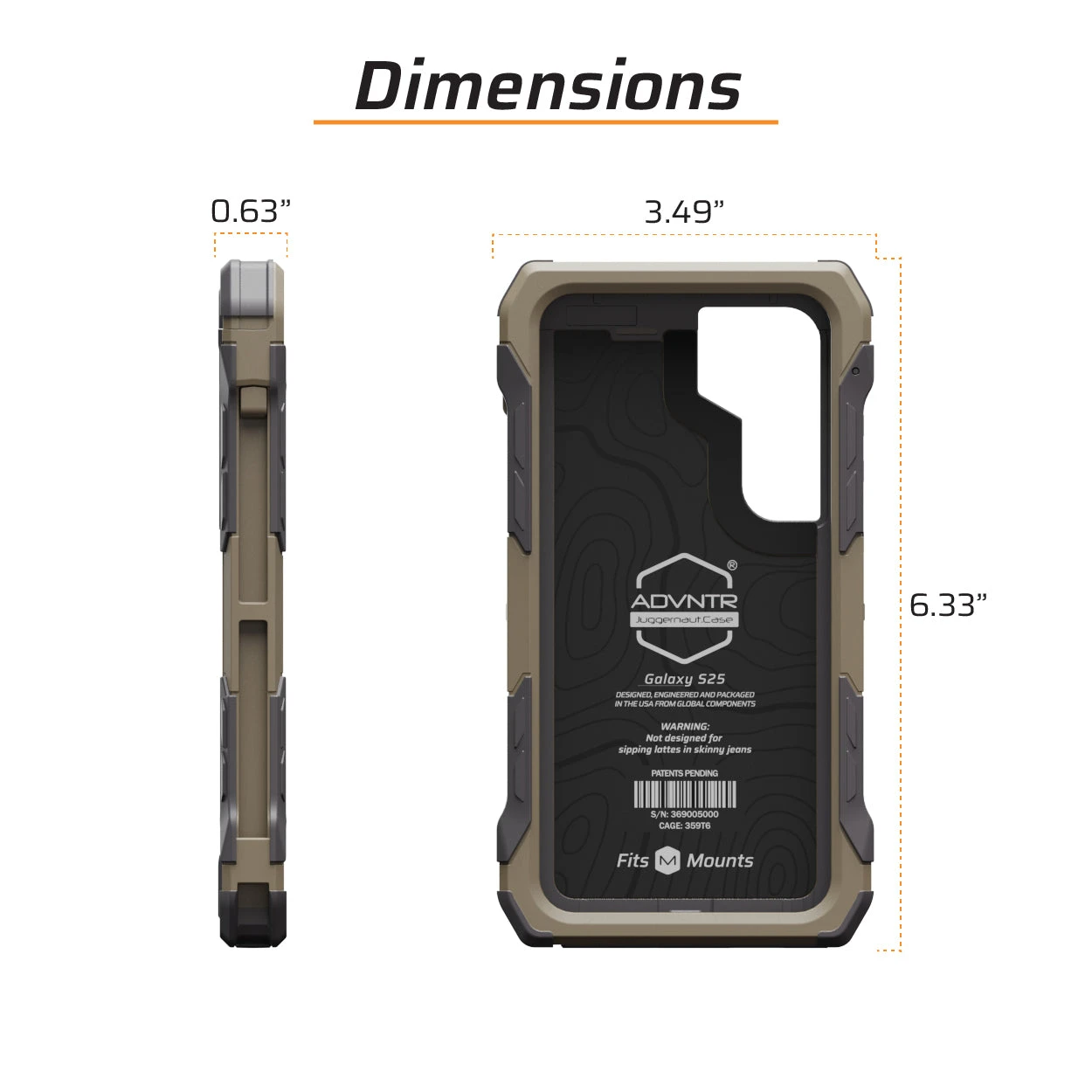 Galaxy S25 ADVNTR Phone Case | Made In USA 7 Galaxy S25 ADVNTR Phone Case | Made In USA - Image 5