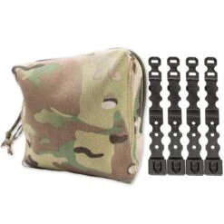 Esstac Medium GP Pouch | General Purpose | With 4 Malice Clips -Tactical Equipment esstac medium gp multicam front with malice clips