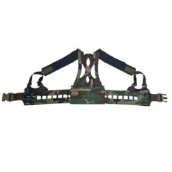 Esstac Shooters Harness Medium 16 Esstac Shooters Harness Medium -Tactical Equipment esstac shooters harness medium m81 woodland splayed rear