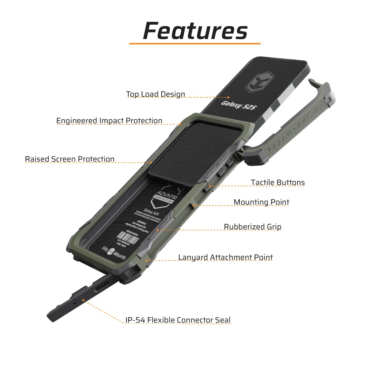 Galaxy S25 ADVNTR Phone Case | Made In USA 9 Galaxy S25 ADVNTR Phone Case | Made In USA - Image 7