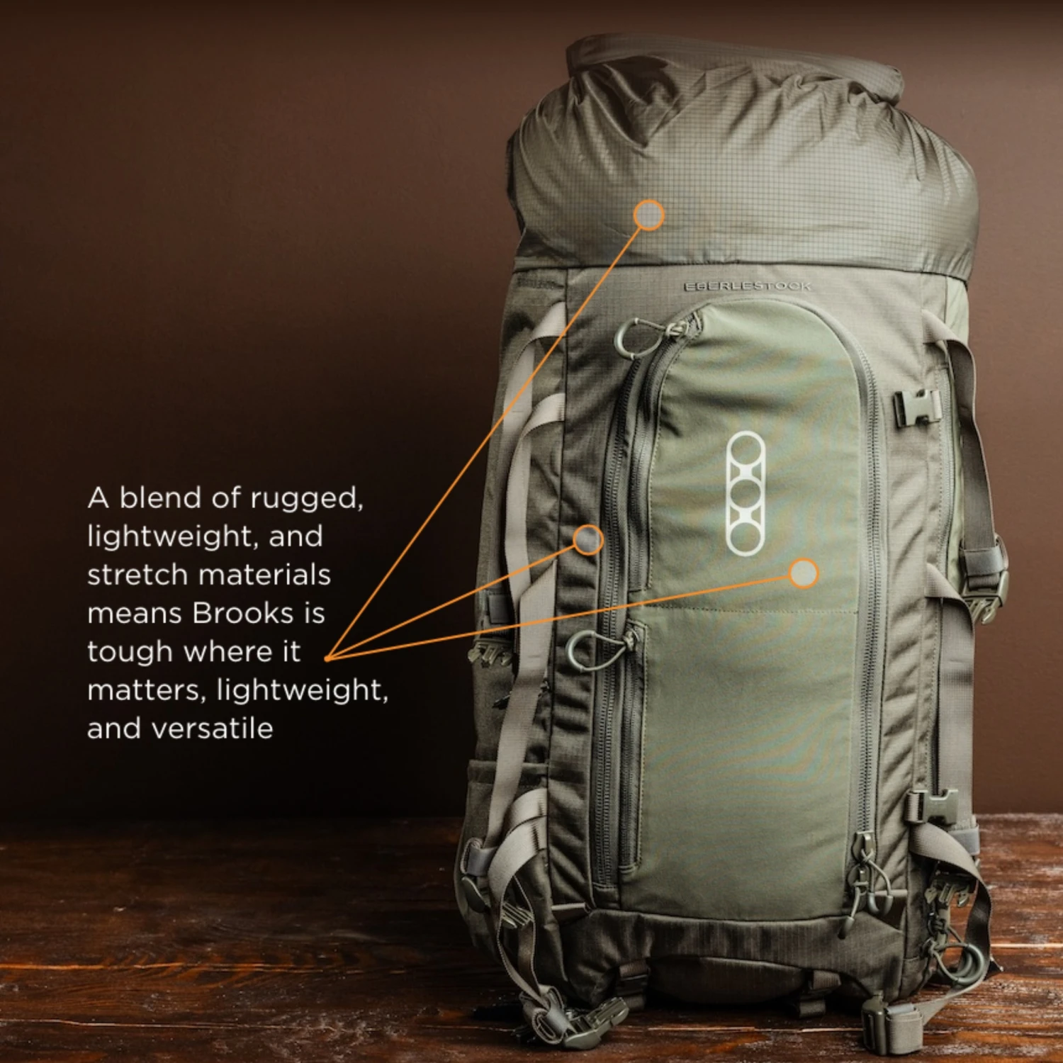 Eberlestock Brooks 7000 | Lightweight W/ EMOD Lid & Hydration Bladder Sleeve | Pre-Order 4 Eberlestock Brooks 7000 | Lightweight W/ EMOD Lid & Hydration Bladder Sleeve | Pre-Order - Image 2