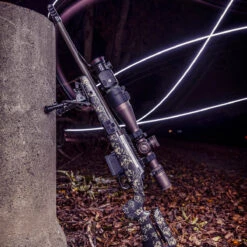 IRay Mate MAH50 | 50mm Clip-On Thermal W/ 2400 Yard Range 35 IRay Mate MAH50 | 50mm Clip-On Thermal W/ 2400 Yard Range -Tactical Equipment gallery image night time photo of bolt action rifle equipped with iray mate mah50