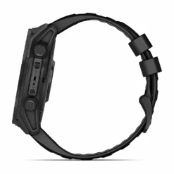 Garmin Tactix 8 51 Mm AMOLED | Waterproof W/ Applied Ballistics Quantum & NVG Compatible 21 Garmin Tactix 8 51 Mm AMOLED | Waterproof W/ Applied Ballistics Quantum & NVG Compatible -Tactical Equipment garmin tactix 8 51 mm amoled black side view left