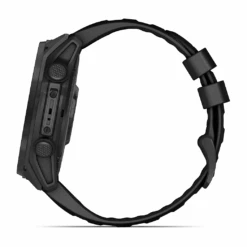 Garmin Tactix 8 51 Mm Solar | Waterproof W/ Applied Ballistics Quantum & NVG Compatible 24 Garmin Tactix 8 51 Mm Solar | Waterproof W/ Applied Ballistics Quantum & NVG Compatible -Tactical Equipment garmin tactix 8 51 mm solar black side view left