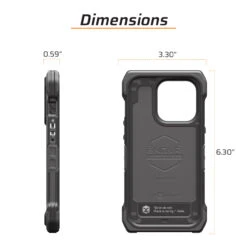 IPhone 15 Pro ENDVR Phone Case | Made In USA 20 IPhone 15 Pro ENDVR Phone Case | Made In USA -Tactical Equipment juggernaut case iphone 15 pro endvr phone case dimensions