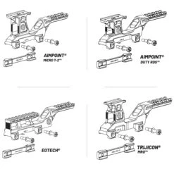 GBRS Group Hydra V2 Mount Kit | Made In USA 29 GBRS Group Hydra V2 Mount Kit | Made In USA -Tactical Equipment line drawings for different models of gbrs group hydra v2 mount kit