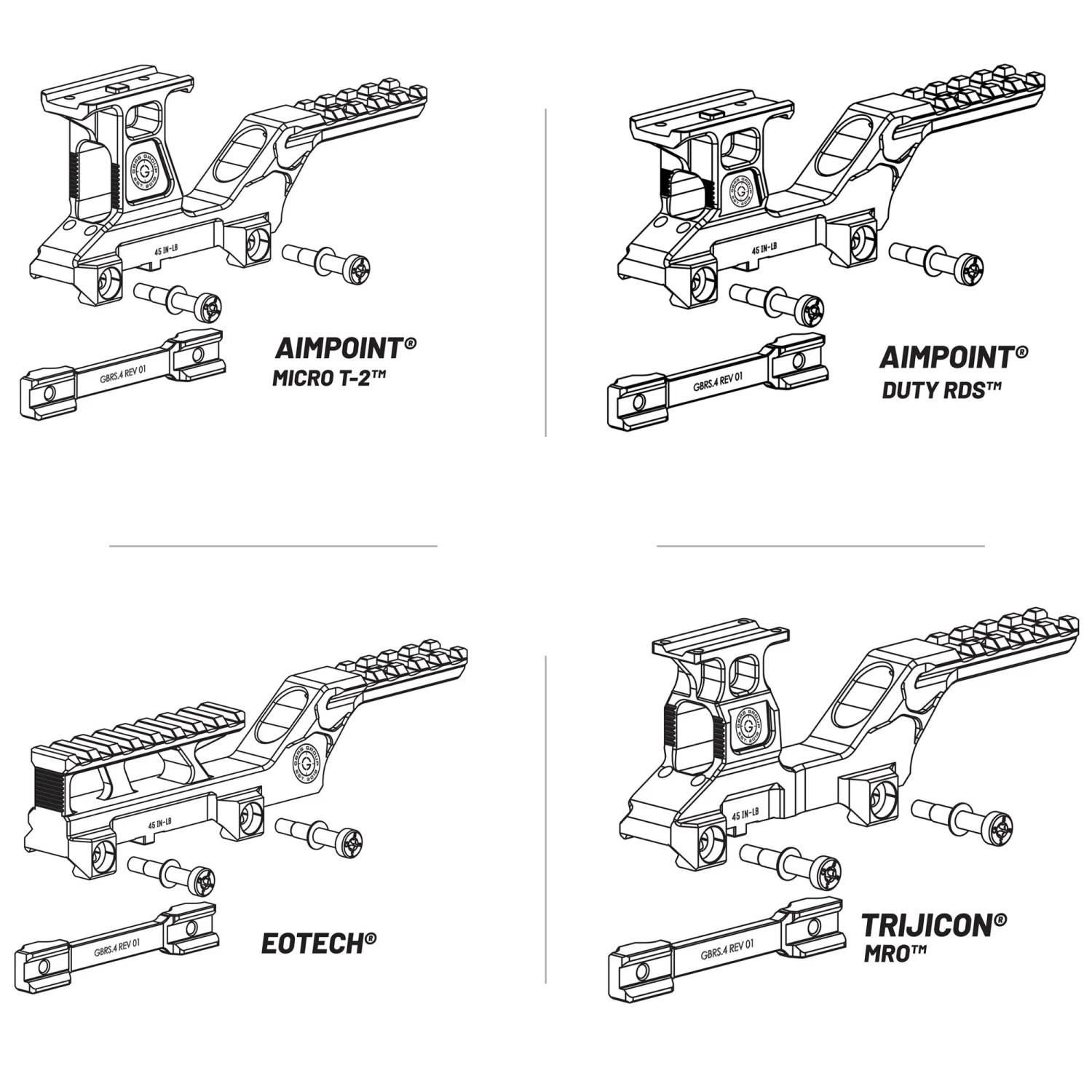 GBRS Group Hydra V2 Mount Kit | Made In USA 16 GBRS Group Hydra V2 Mount Kit | Made In USA - Image 14