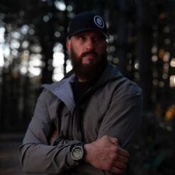 Garmin Tactix 8 51 Mm Solar | Waterproof W/ Applied Ballistics Quantum & NVG Compatible 16 Garmin Tactix 8 51 Mm Solar | Waterproof W/ Applied Ballistics Quantum & NVG Compatible -Tactical Equipment modelshowingthegarmintactix851mmsolaronhisrightwristdisplayingthetrackmefeature