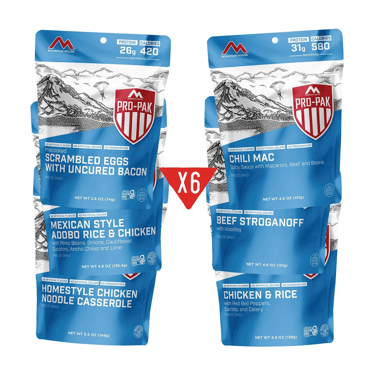 Mountain House Backcountry Adventure Kit 3 Mountain House Backcountry Adventure Kit