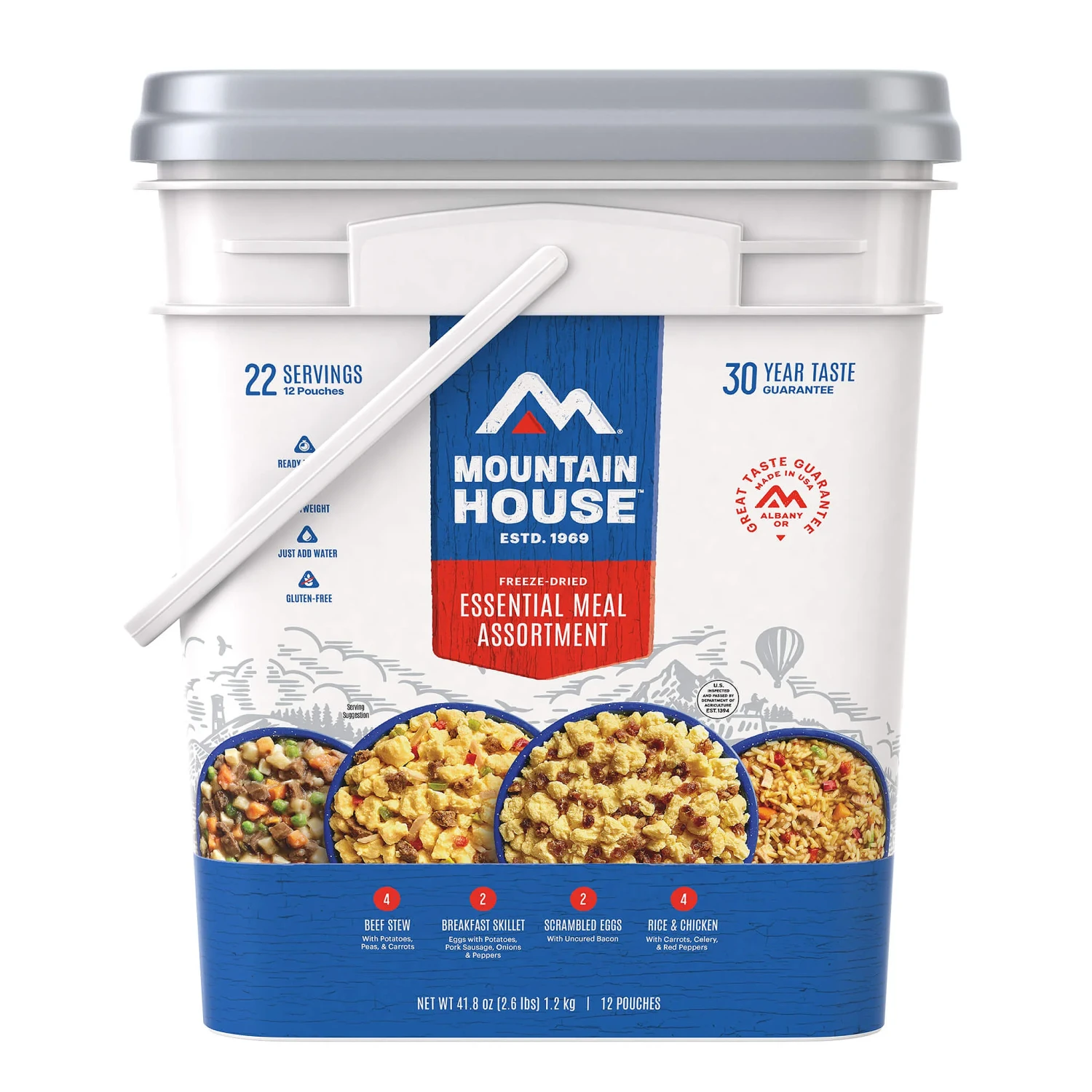 Mountain House Essential Meal Assortment Bucket 6 Mountain House Essential Meal Assortment Bucket - Image 4