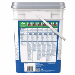 Mountain House Expedition Meal Assortment Bucket 17 Mountain House Expedition Meal Assortment Bucket -Tactical Equipment mountain house expedition meal assortment bucket back nutrition facts