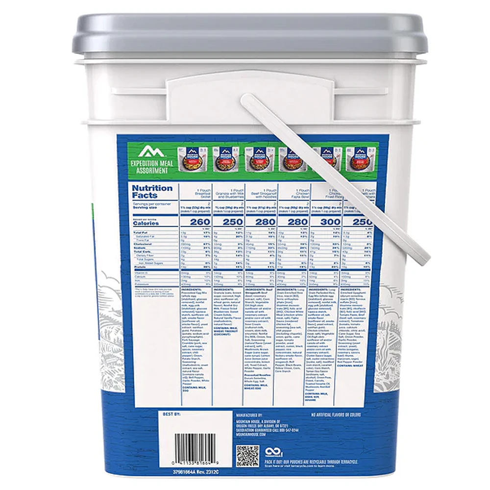 Mountain House Expedition Meal Assortment Bucket 8 Mountain House Expedition Meal Assortment Bucket - Image 6