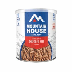 Mountain House Shredded Beef #10 Can 8 Mountain House Shredded Beef #10 Can -Tactical Equipment mountain house shredded beef 10 can front