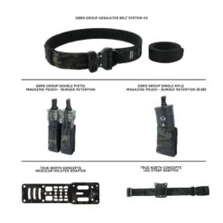 GBRS Group Assaulter Belt Bundle | Made In USA -Tactical Equipment multicam black gbrs group assaulter belt bundle