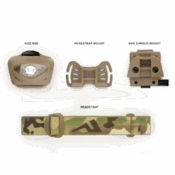 Princeton Tec Vizz 550 RGB MPLS | 550 Lumens | 33 Hours -Tactical Equipment multicam princeton tec vizz rgb flatlay
