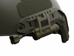 Princeton Tec Charge X| 100 Lumens | 40 Hours -Tactical Equipment olive drab princeton tec chargex mounted on right opscore rail