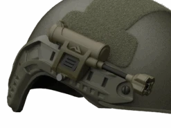 Princeton Tec Charge X| 100 Lumens | 40 Hours -Tactical Equipment olive princeton tec chargex mounted on left opscore rail