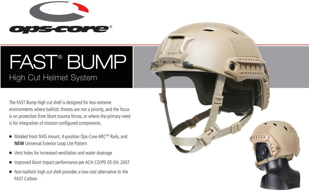 Ops-Core Bump Helmet | FAST Base Jump High-Cut 12 Ops-Core Bump Helmet | FAST Base Jump High-Cut - Image 10