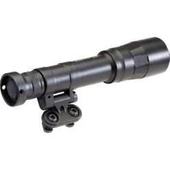 SureFire M640DFT-PRO Turbo Scout Light Pro | Dual-Fuel | 100,000 Candela -Tactical Equipment surefire m640dft pro turbo series 6 volt dual fuel scout light pro weaponlight black side angle right rear bottom