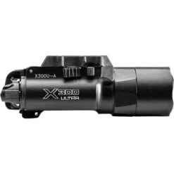 SureFire X300U-A WeaponLight | 1000 Lumens -Tactical Equipment surefire x300u a weaponlight black side view right