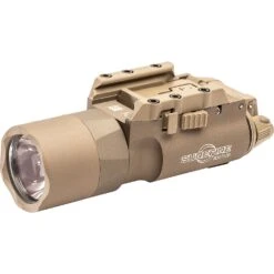 SureFire X300U-A WeaponLight | 1000 Lumens -Tactical Equipment surefire x300u a weaponlight tan side angle left