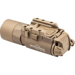 SureFire X300U-A WeaponLight | 1000 Lumens -Tactical Equipment surefire x300u a weaponlight tan side angle left rear