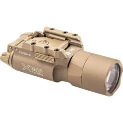 SureFire X300U-A WeaponLight | 1000 Lumens -Tactical Equipment surefire x300u a weaponlight tan side angle right top