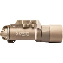 SureFire X300U-A WeaponLight | 1000 Lumens -Tactical Equipment surefire x300u a weaponlight tan side view right