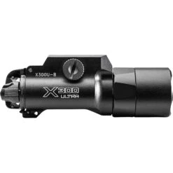 SureFire X300U-B WeaponLight | 1,000 Lumens -Tactical Equipment surefire x300u b weaponlight black side view right