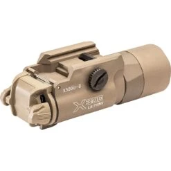 SureFire X300U-B WeaponLight | 1,000 Lumens -Tactical Equipment surefire x300u b weaponlight tan side angle right