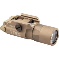 SureFire X300U-B WeaponLight | 1,000 Lumens -Tactical Equipment surefire x300u b weaponlight tan side angle right front