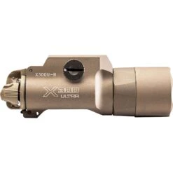 SureFire X300U-B WeaponLight | 1,000 Lumens -Tactical Equipment surefire x300u b weaponlight tan side view right