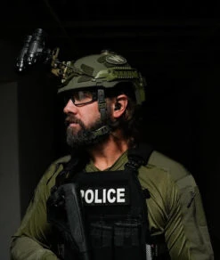 Team Wendy RifleTech | Lightweight NIJ Level III & No Through-Hole Design 13 Team Wendy RifleTech | Lightweight NIJ Level III & No Through-Hole Design -Tactical Equipment team wendy rifletech ranger green man wearing rifletech helmet nvg mounted on a mission lifestyle