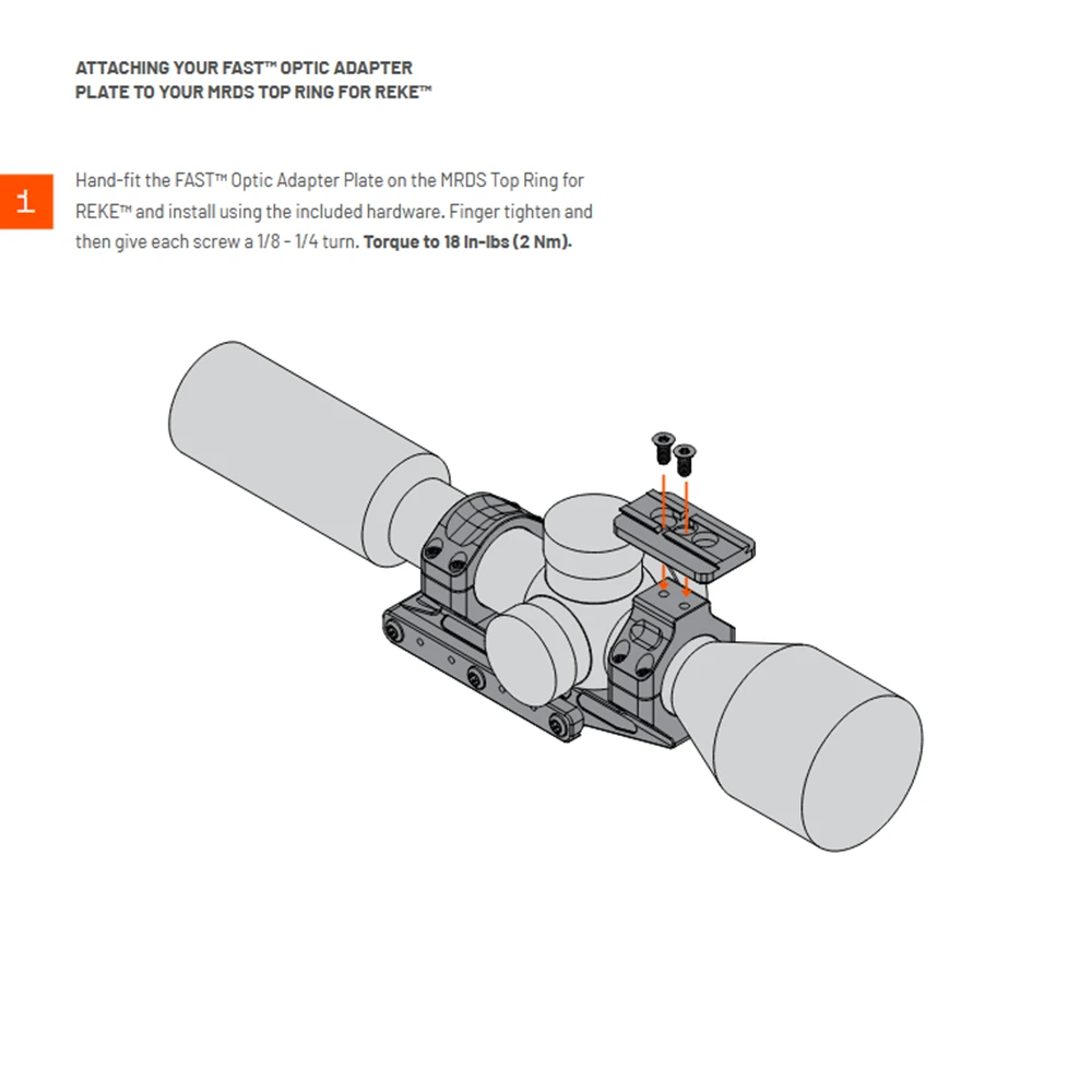 Unity Tactical REKE™ Scope Mount | 30mm, 34mm And 35mm Tubes 7 Unity Tactical REKE™ Scope Mount | 30mm, 34mm And 35mm Tubes - Image 5