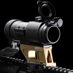 Unity Tactical FAST Comp Series | Optic Mount -Tactical Equipment unity tactical fast comp series fde gun11